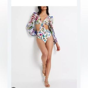 Patbo Zamia cutout bathing suit